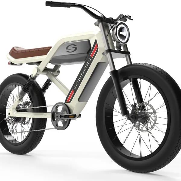 a motorcycle parked on the side